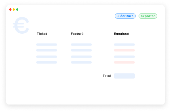 Chaque opération laisse une trace comptable