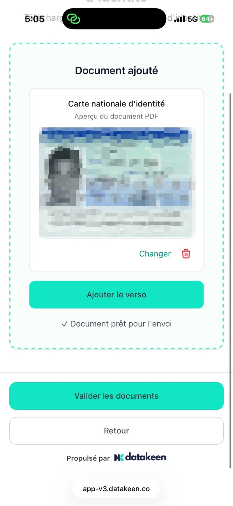 Datakeen — document added