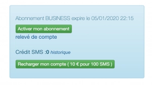 Préférences générales — abonnement expiré avec le bouton Activer mon abonnement